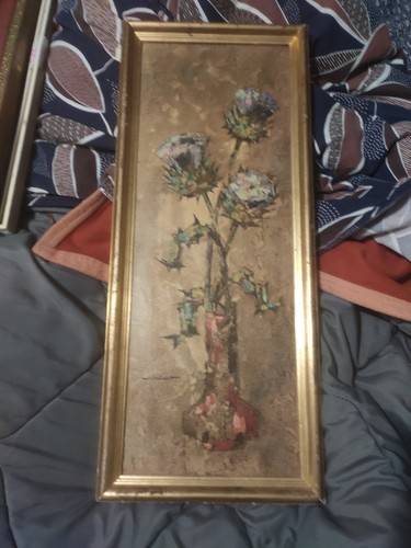 Ancien tableau huile sur - tableau,