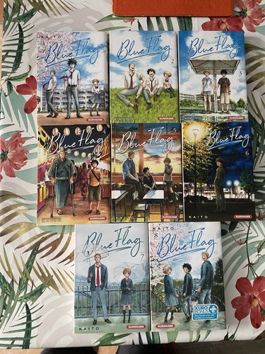 Lot mangas blue flag - de,