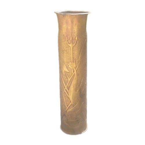 Douille obus trench art - douille,