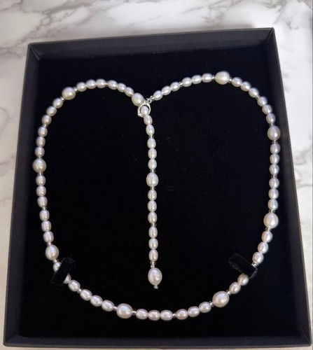 Mikimoto pearl necklace silver - mikimoto,
