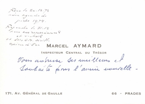 Ancienne carte visite - carte, de