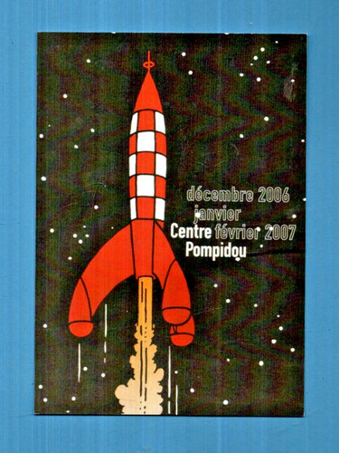 Carte postale tintin - carte,