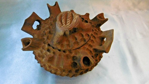 Grolle sculptée bois - sculptée,