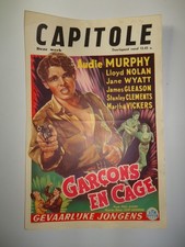 AUDIE MURPHY/BAD BOY/GARCONS EN CAGE/F8/belgian poster