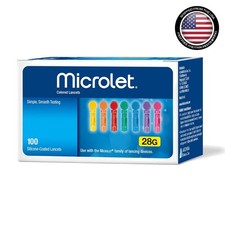 MICROLET 28-Gauge Lancets, 100