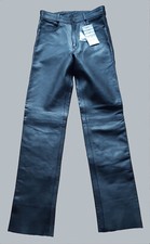 Pantalon moto femme jean en cuir vachette