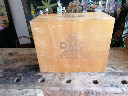 Ancien meuble mercerie dmc - ancien,