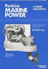 Perkins Marine Power 4.108(M) Saildrive brochure