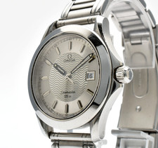 [EXC+5] OMEGA Seamaster 120m 2511.31 36mm Silver Date Qz Men's Watch From JAPAN