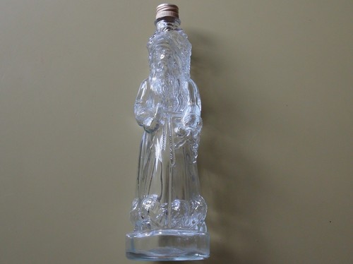 Bouteille père noël - bouteille, "père