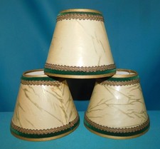 3 x ANCIEN ABAT JOUR DE LAMPE