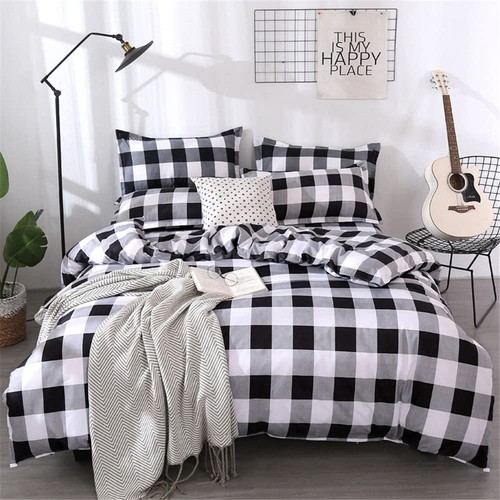 Housse couette carreaux - housse,