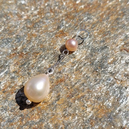 Pendentif délicat perle - en,