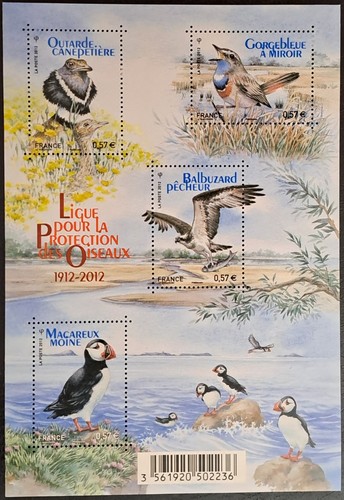 France timbre stamp bloc - france,