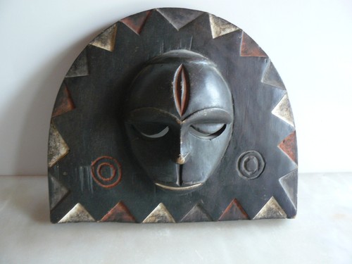 Ancien masque africain - , bois