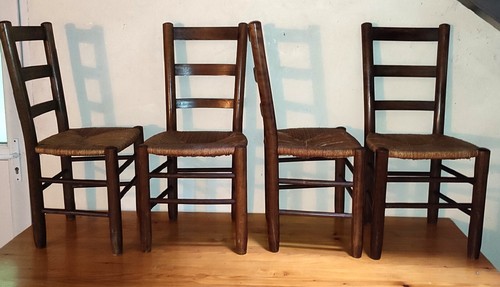 Série chaises bauche - série, 4