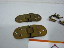 lot de 2 Charnière + Vis pour meuble en bois de machine a coudre singer #1