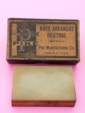 PIKE - HARD ARKANSAS OILSTONE Size 3 -boite d'origine- pierre à huile à aiguiser