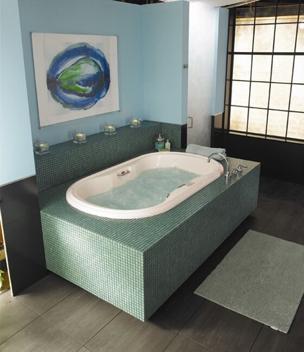Jacuzzi whirlpool bath black - whirlpool,