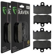 2 Kit plaquettes frein Av Ga et Av Dr Pour Bmw R 1200 GS RT S ST de 2002 à 2013