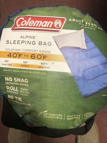 Coleman alpine sleeping bag - coleman,