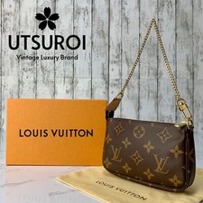 LOUIS VUITTON Mini Pochette Accessoires Monogram Pouch Authentic【Condition:SSS】