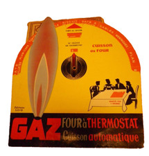 Rare 1960s Gas Promotion Baking or Burners Advertising Disc