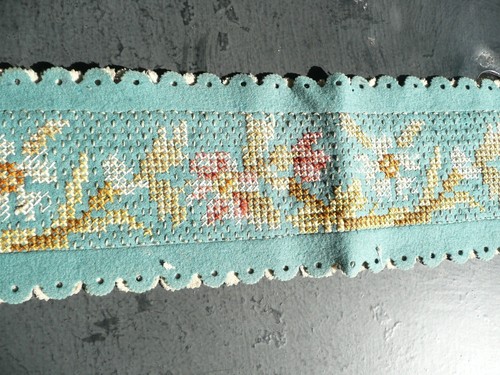 Tissu ancien feutrine - , en