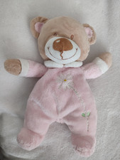 DOUDOU ours pyjama rose fleur