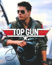 Tom Cruise Autographed Signed Top Gun 8x10 Photo with COA/ Matching Hologram