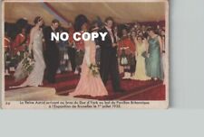 Lot de 12 Chromos Chocolat COTE D'OR - LA REINE ASTRID Belgique