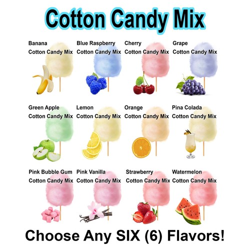 Flossine cotton candy flavor - flossine, 6