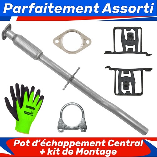 Pot échappement central - pot, d’échappement