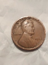 1916 p Lincoln Wheat Cent Lamination Error 