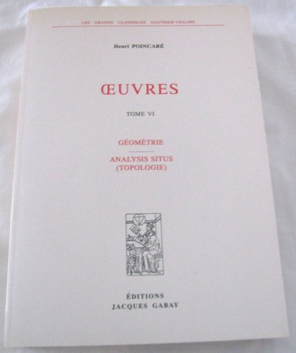 Oeuvres henri poincaré tome - oeuvres,
