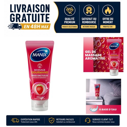 Gel massage gourmand manix - gel, de