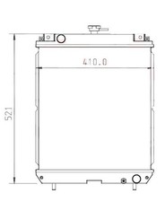 RADIATEUR POUR TAKEUCHI TB128