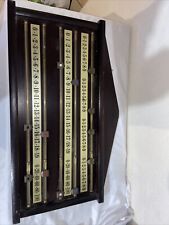 A4 VINTAGE SNOOKER BILLIARDS SCOREBOARD POINT COUNTER WOOD / METAL 70CM