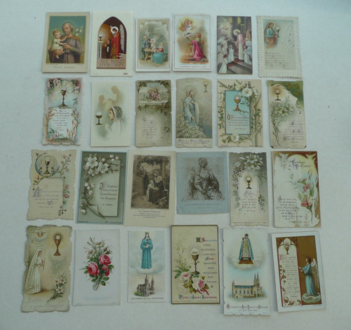Lot images pieuses - 24,