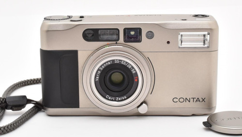 Near mint strap contax tvs - [near, w/strap]