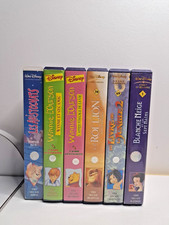 Walt Disney six K7 vidéo (n°1,38,69 deux Winnie et les aristochats)