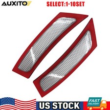 For BMW F10 5 Series 2011-2016 Clear Front Bumper Marker Light Reflectors 2-20X