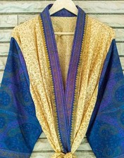 Robe longue en pure soie femme