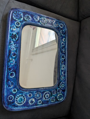 Miroir vintage céramique - miroir,