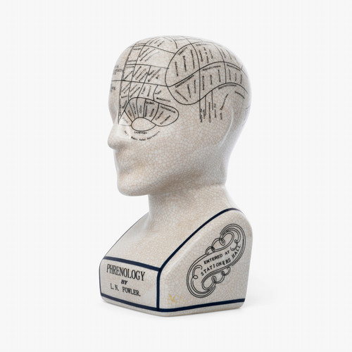 Phrenology head n fowler - phrenology, 9"