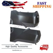 For Toyota Tundra 2022-2024 Bumper Covers Driver and Passenger Side Pair | Rear