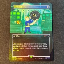 Carte Trinisphere Foil Magic The Gathering Secret Lair inutilisée