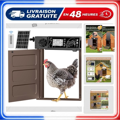 Porte automatique poulailler