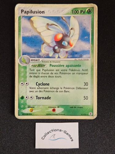 Carte pokémon papilusion - carte,