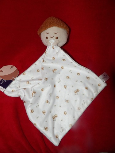 Doudou plat champignon beige - doudou,